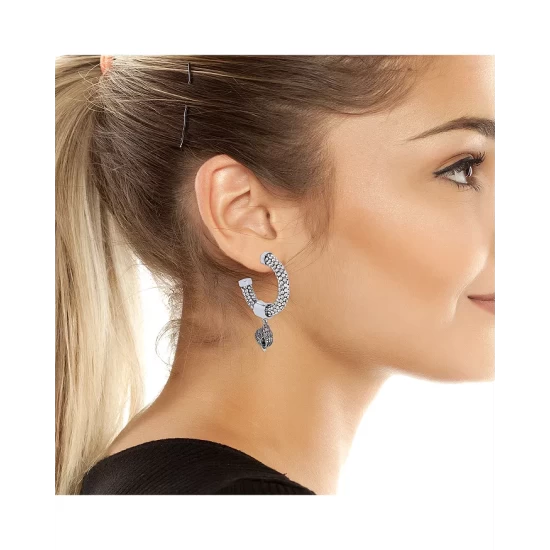 Coupon ๐ KURT GEIGER LONDON Shimmer Mesh Eagle Hoop Earrings Silver ๐ 4 Coupon ๐ KURT GEIGER LONDON Shimmer Mesh Eagle Hoop Earrings Silver ๐ - Image 2