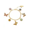 Brand new 🎁 KURT GEIGER LONDON Butterfly Charm Bracelet Multi/gold 👏 -Luxury Women Shoes Shop unnamed file 1594