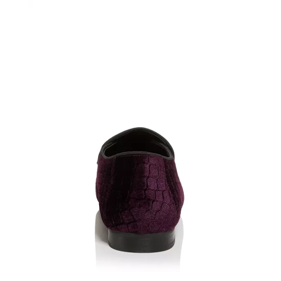 Buy โค๏ธ KURT GEIGER LONDON Men's Hugh Eagle Velvet Croc Embossed Slip On Loafers Purple ๐ 5 Buy โค๏ธ KURT GEIGER LONDON Men's Hugh Eagle Velvet Croc Embossed Slip On Loafers Purple ๐ - Image 3