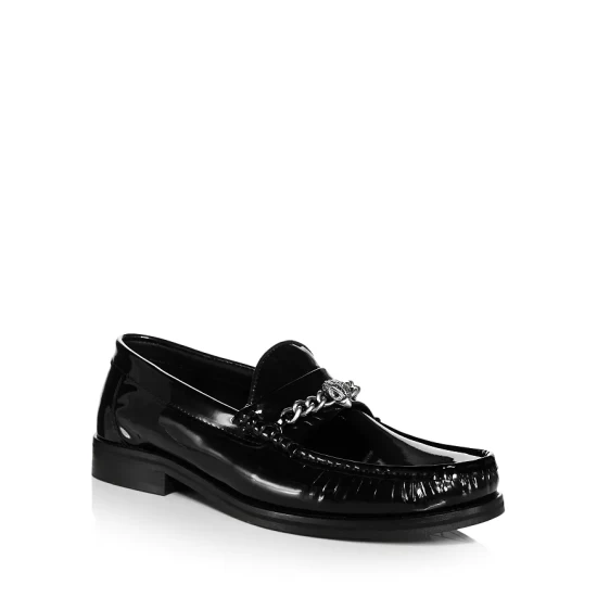 Budget โญ KURT GEIGER LONDON Men's Vincent Eagle Head Chain Slip On Loafers Black ๐ 2 Budget โญ KURT GEIGER LONDON Men's Vincent Eagle Head Chain Slip On Loafers Black ๐