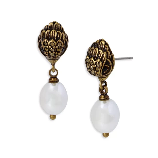 Best deal ๐ฅฐ KURT GEIGER LONDON Imitation Pearl Eagle Head Drop Earrings White/brown ๐ 3 Best deal ๐ฅฐ KURT GEIGER LONDON Imitation Pearl Eagle Head Drop Earrings White/brown ๐