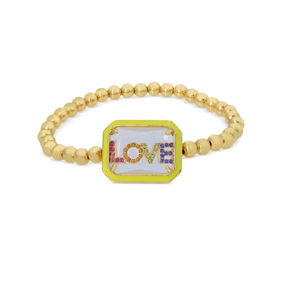 Best deal ๐ KURT GEIGER LONDON Love Stretch Bracelet Yellow ๐ 2 Best deal ๐ KURT GEIGER LONDON Love Stretch Bracelet Yellow ๐