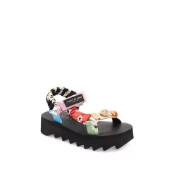 Best Sale 🌟 KURT GEIGER LONDON 👧 Girls' Mini Orion 🩴 Sandals - Toddler, Little Kid, Big Kid Multi 🎁