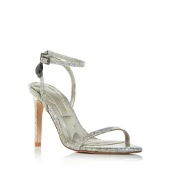 Best deal 🧨 KURT GEIGER LONDON 👩 Women's Shoreditch High Heel 🩴 Sandals Open Grey 💯