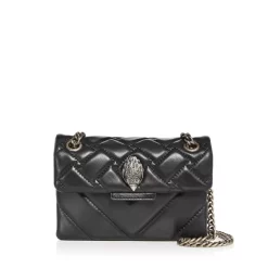 Discount ⌛ KURT GEIGER LONDON Mini Kensington Leather Crossbody Camel ✔️