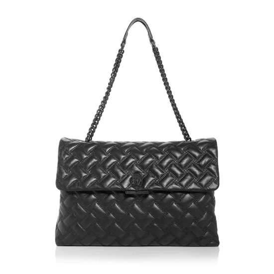 Discount ๐ KURT GEIGER LONDON Kensington Drench XXL Quilted Leather Shoulder Bag Black ๐ 3 Discount ๐ KURT GEIGER LONDON Kensington Drench XXL Quilted Leather Shoulder Bag Black ๐