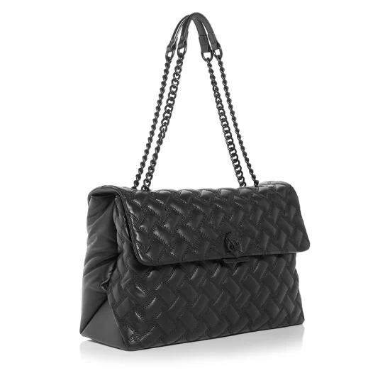 Discount ๐ KURT GEIGER LONDON Kensington Drench XXL Quilted Leather Shoulder Bag Black ๐ 6 Discount ๐ KURT GEIGER LONDON Kensington Drench XXL Quilted Leather Shoulder Bag Black ๐ - Image 4