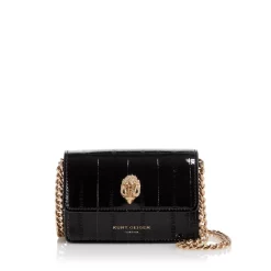 Discount 🎁 KURT GEIGER LONDON Shoreditch Leather Crossbody Black 🎁