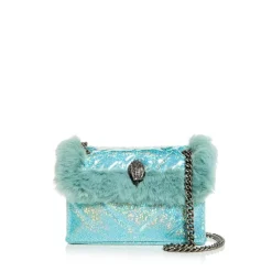 Budget ๐ KURT GEIGER LONDON Faux Fur Mini Kensington Shoulder Bag Light Pastel ๐