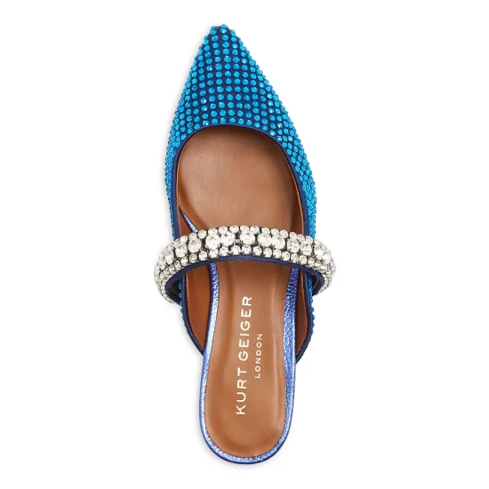 New ๐ KURT GEIGER LONDON ๐ฉ Women's Princely Embellished Mules Dark Blue ๐คฉ 4 New ๐ KURT GEIGER LONDON ๐ฉ Women's Princely Embellished Mules Dark Blue ๐คฉ - Image 3