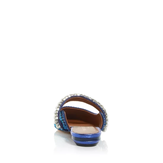 New ๐ KURT GEIGER LONDON ๐ฉ Women's Princely Embellished Mules Dark Blue ๐คฉ 5 New ๐ KURT GEIGER LONDON ๐ฉ Women's Princely Embellished Mules Dark Blue ๐คฉ - Image 4