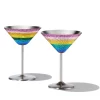 Discount 🛒 KURT GEIGER LONDON Rainbow Crystal Martini Glass Set - 150th Anniversary Exclusive Multi ✨ -Luxury Women Shoes Shop unnamed file 291