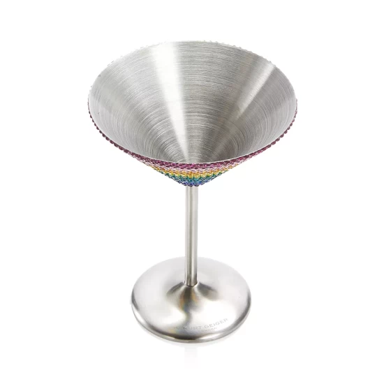 Discount 🛒 KURT GEIGER LONDON Rainbow Crystal Martini Glass Set - 150th Anniversary Exclusive Multi ✨ 5 Discount 🛒 KURT GEIGER LONDON Rainbow Crystal Martini Glass Set - 150th Anniversary Exclusive Multi ✨ - Image 4