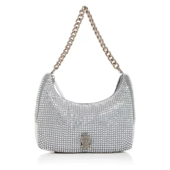 Brand new โ KURT GEIGER LONDON Crystal Embellished Recycled Multi Crossbody Light Pink ๐