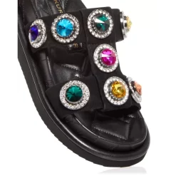 Hot Sale ✔️ KURT GEIGER LONDON 👩 Women's Orson Embellished Platform Slide 🩴 Sandals Black 🧨 -Luxury Women Shoes Shop unnamed file 308