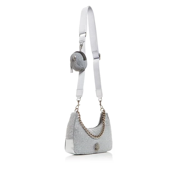 Brand new โ KURT GEIGER LONDON Crystal Embellished Recycled Multi Crossbody Light Pink ๐ 6 Brand new โ KURT GEIGER LONDON Crystal Embellished Recycled Multi Crossbody Light Pink ๐ - Image 4