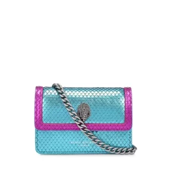 Outlet 🎁 KURT GEIGER LONDON Shoreditch Mini Metallic Leather Crossbody Turquoise/silver 😉 -Luxury Women Shoes Shop unnamed file 347