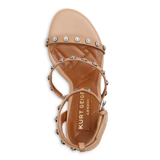 Buy ๐ KURT GEIGER LONDON ๐ฉ Women's Portia Embellished Strappy High Heel ๐ฉด Sandals Light ๐ 5 Buy ๐ KURT GEIGER LONDON ๐ฉ Women's Portia Embellished Strappy High Heel ๐ฉด Sandals Light ๐ - Image 3