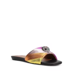 Promo 🥰 KURT GEIGER LONDON 👩 Women's Kensington Slip On Flat 🩴 Sandals Open Misc. 🛒