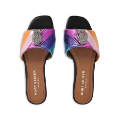 Promo 🥰 KURT GEIGER LONDON 👩 Women's Kensington Slip On Flat 🩴 Sandals Open Misc. 🛒 -Luxury Women Shoes Shop unnamed file 365