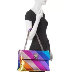 Outlet 👏 KURT GEIGER LONDON Kensington XXL Leather Shoulder Bag Open Misce 😀 -Luxury Women Shoes Shop unnamed file 383