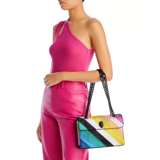 Brand new ๐ KURT GEIGER LONDON Rainbow Crystal Kensington Bag - 150th Anniversary Exclusive Rainbow Multi ๐ 4 Brand new ๐ KURT GEIGER LONDON Rainbow Crystal Kensington Bag - 150th Anniversary Exclusive Rainbow Multi ๐ - Image 2