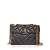 Best Sale 😉 KURT GEIGER LONDON Kensington Leather Shoulder Bag Black/gold 😉