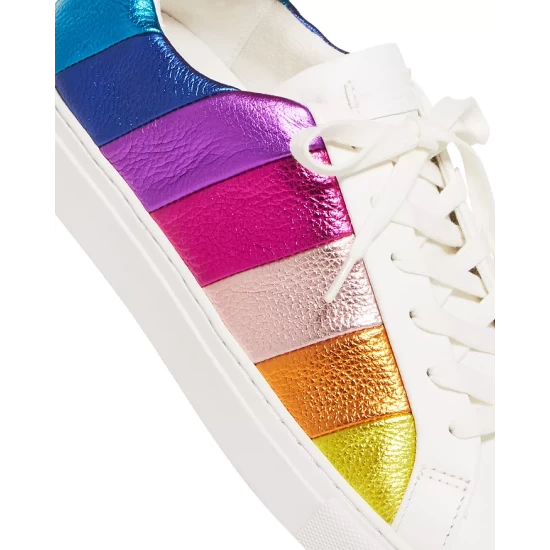 Budget 🌟 KURT GEIGER LONDON Kurt Geiger 👩 Women's Lane Stripe Low-Top 👟 Sneakers Open Misce 🎉 7 Budget 🌟 KURT GEIGER LONDON Kurt Geiger 👩 Women's Lane Stripe Low-Top 👟 Sneakers Open Misce 🎉 - Image 5