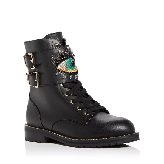 Budget ๐ KURT GEIGER LONDON ๐ฉ Women's Sutton Eye Embellished Combat ๐ฅพ Boots Black ๐ 3 Budget ๐ KURT GEIGER LONDON ๐ฉ Women's Sutton Eye Embellished Combat ๐ฅพ Boots Black ๐