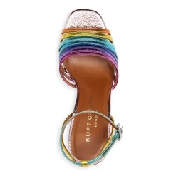Best Pirce 🥰 KURT GEIGER LONDON 👩 Women's Pierra Block Heel Platform 🩴 Sandals Multi ✨ -Luxury Women Shoes Shop unnamed file 430