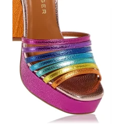 Best Pirce 🥰 KURT GEIGER LONDON 👩 Women's Pierra Block Heel Platform 🩴 Sandals Multi ✨ -Luxury Women Shoes Shop unnamed file 432