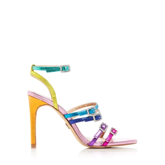 Outlet ๐ KURT GEIGER LONDON ๐ฉ Women's Pierra Buckle Strappy ๐ฉด Sandals Open Misce ๐ 5 Outlet ๐ KURT GEIGER LONDON ๐ฉ Women's Pierra Buckle Strappy ๐ฉด Sandals Open Misce ๐ - Image 3