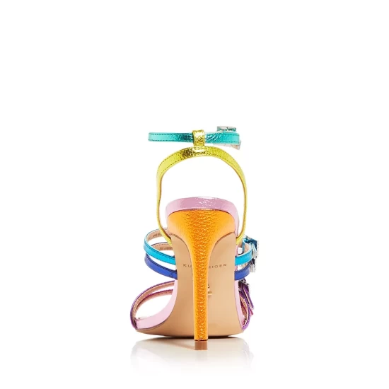 Outlet ๐ KURT GEIGER LONDON ๐ฉ Women's Pierra Buckle Strappy ๐ฉด Sandals Open Misce ๐ 7 Outlet ๐ KURT GEIGER LONDON ๐ฉ Women's Pierra Buckle Strappy ๐ฉด Sandals Open Misce ๐ - Image 5