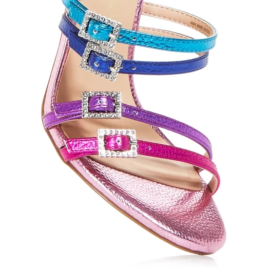 Outlet ๐ KURT GEIGER LONDON ๐ฉ Women's Pierra Buckle Strappy ๐ฉด Sandals Open Misce ๐ 8 Outlet ๐ KURT GEIGER LONDON ๐ฉ Women's Pierra Buckle Strappy ๐ฉด Sandals Open Misce ๐ - Image 6