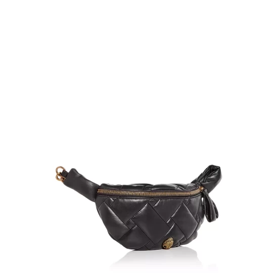 Cheapest 🤩 KURT GEIGER LONDON Kensington Soft Quilted Leather Belt Bag Black ❤️ 6 Cheapest 🤩 KURT GEIGER LONDON Kensington Soft Quilted Leather Belt Bag Black ❤️ - Image 4