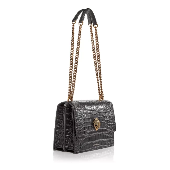 Top 10 ⌛ KURT GEIGER LONDON Croc Embossed Leather Crossbody Black 💯 7 Top 10 ⌛ KURT GEIGER LONDON Croc Embossed Leather Crossbody Black 💯 - Image 5