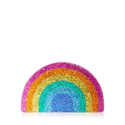 Best Pirce 🔥 KURT GEIGER LONDON Glitter Rainbow Clutch Multi ❤️