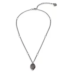 Promo 🎁 KURT GEIGER LONDON Signature Eagle Pendant Necklace, 16" Silver 💯