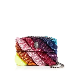 Best deal 💯 KURT GEIGER LONDON Kensington Mini Sequin Ruffles Crossbody Open Miscellaneous ⭐