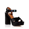 Coupon ✔️ KURT GEIGER LONDON 👩 Women's Octavia Platform High Heel 🩴 Sandals Charcoal 👍