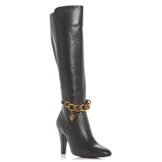 Hot Sale ๐ KURT GEIGER LONDON ๐ฉ Women's Shoreditch Chain Embellished High Heel ๐ฅพ Boots Black ๐งจ 3 Hot Sale ๐ KURT GEIGER LONDON ๐ฉ Women's Shoreditch Chain Embellished High Heel ๐ฅพ Boots Black ๐งจ