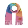 Promo 🔥 KURT GEIGER LONDON Rainbow Wave Scarf Multi 💯