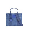 Cheapest 😍 KURT GEIGER LONDON Southbank Small Cotton Tote Blue/silver 😀 -Luxury Women Shoes Shop unnamed file 638