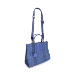 Cheapest 😍 KURT GEIGER LONDON Southbank Small Cotton Tote Blue/silver 😀 -Luxury Women Shoes Shop unnamed file 641
