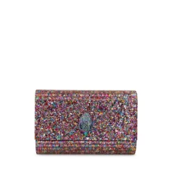 Best Pirce ❤️ KURT GEIGER LONDON Party Eagle Clutch Open Miscelenous/silver ⌛