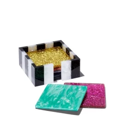 Best deal 😀 KURT GEIGER LONDON Rainbow Coaster Set - 150th Anniversary Exclusive Multi 🔥