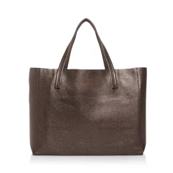 New ⭐ KURT GEIGER LONDON Violet Leather Tote Silver 💯