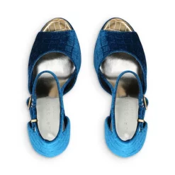 Top 10 😉 KURT GEIGER LONDON 👩 Women's Shoreditch Platform High Heel 🩴 Sandals Blue ✔️ -Luxury Women Shoes Shop unnamed file 692