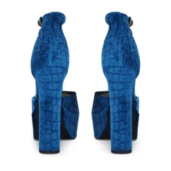 Top 10 😉 KURT GEIGER LONDON 👩 Women's Shoreditch Platform High Heel 🩴 Sandals Blue ✔️ -Luxury Women Shoes Shop unnamed file 693