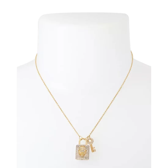 Hot Sale โ๏ธ KURT GEIGER LONDON Pavรฉ Lock & Key Necklace, 16" Gold ๐คฉ 4 Hot Sale โ๏ธ KURT GEIGER LONDON Pavรฉ Lock & Key Necklace, 16" Gold ๐คฉ - Image 2